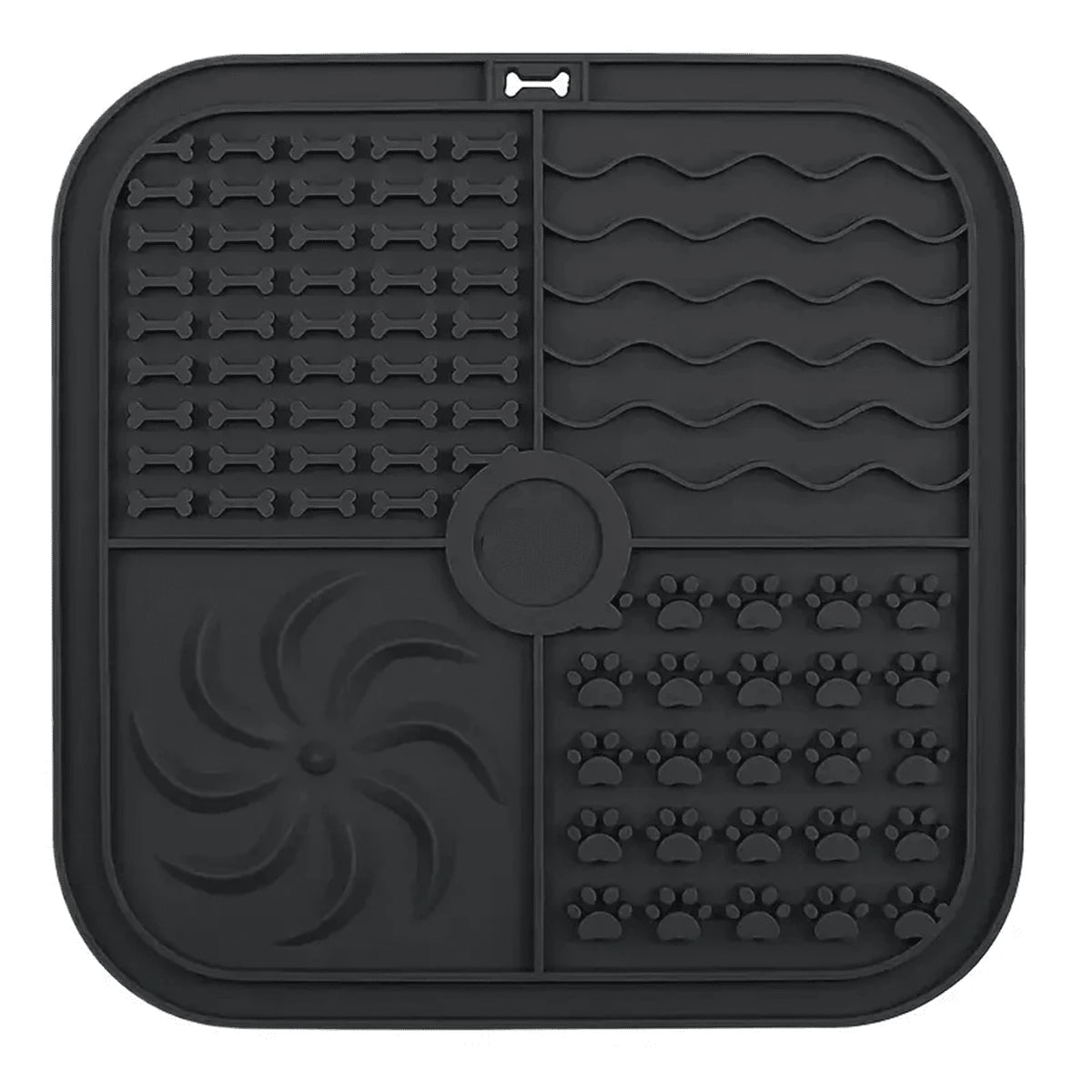 Square silicone dog lick mat color option 3