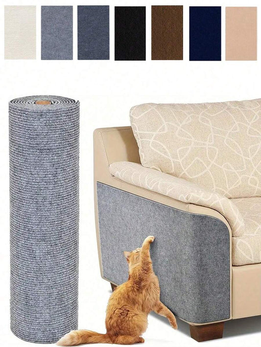 Cuttable self-adhesive cat scratch pad sofa and furniture protector - image 1