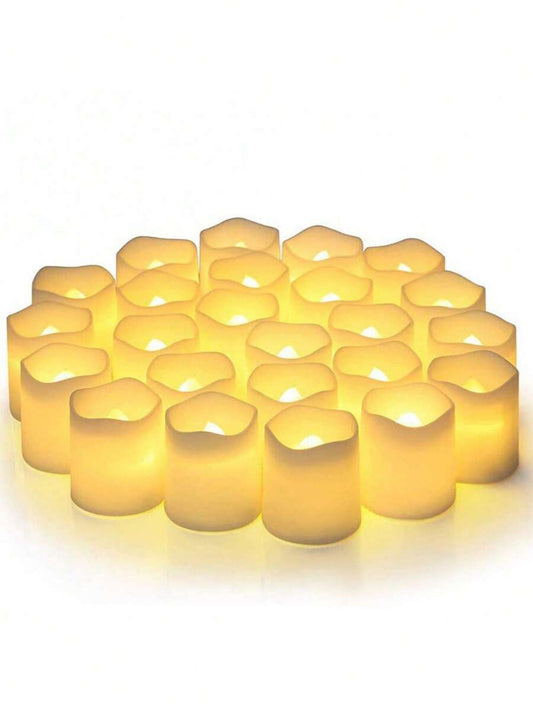 24/12/1pc Warm Color Flameless LED Candle Lights, Night Light Decorative Lamps,  - image 1