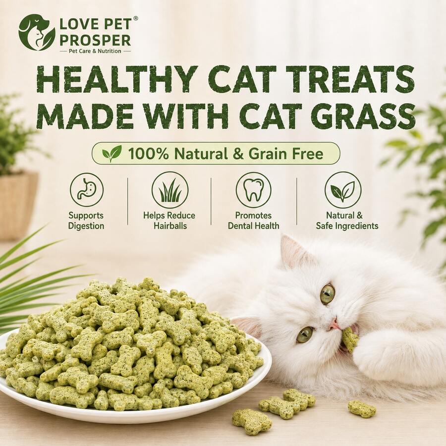Cat treats for healthy teeth and gums
