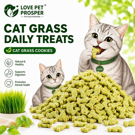 LOVE PET PROSPER cat grass biscuits 100g box
