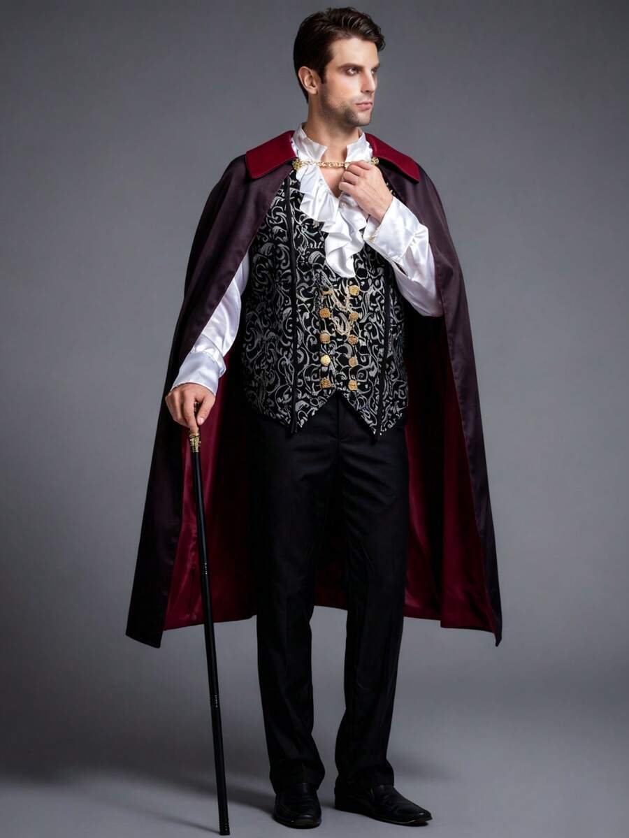Joyfy black baroque vampire costume dress - size XL