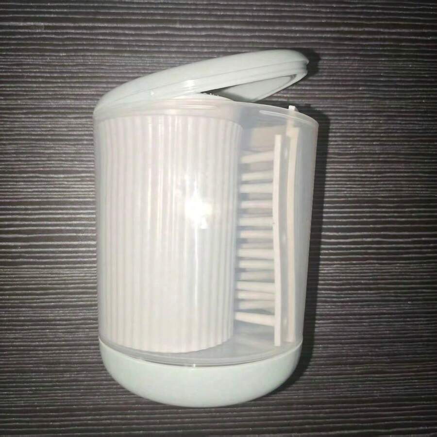 Large blue paw cleaner cup for dogs and cats, top view