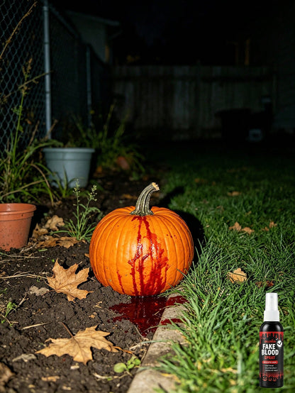 Halloween Fake Blood Spray – Washable Red Blood Effect for Costumes, Makeup & Decorations | Realistic Halloween Party, Cosplay & Photography Prop