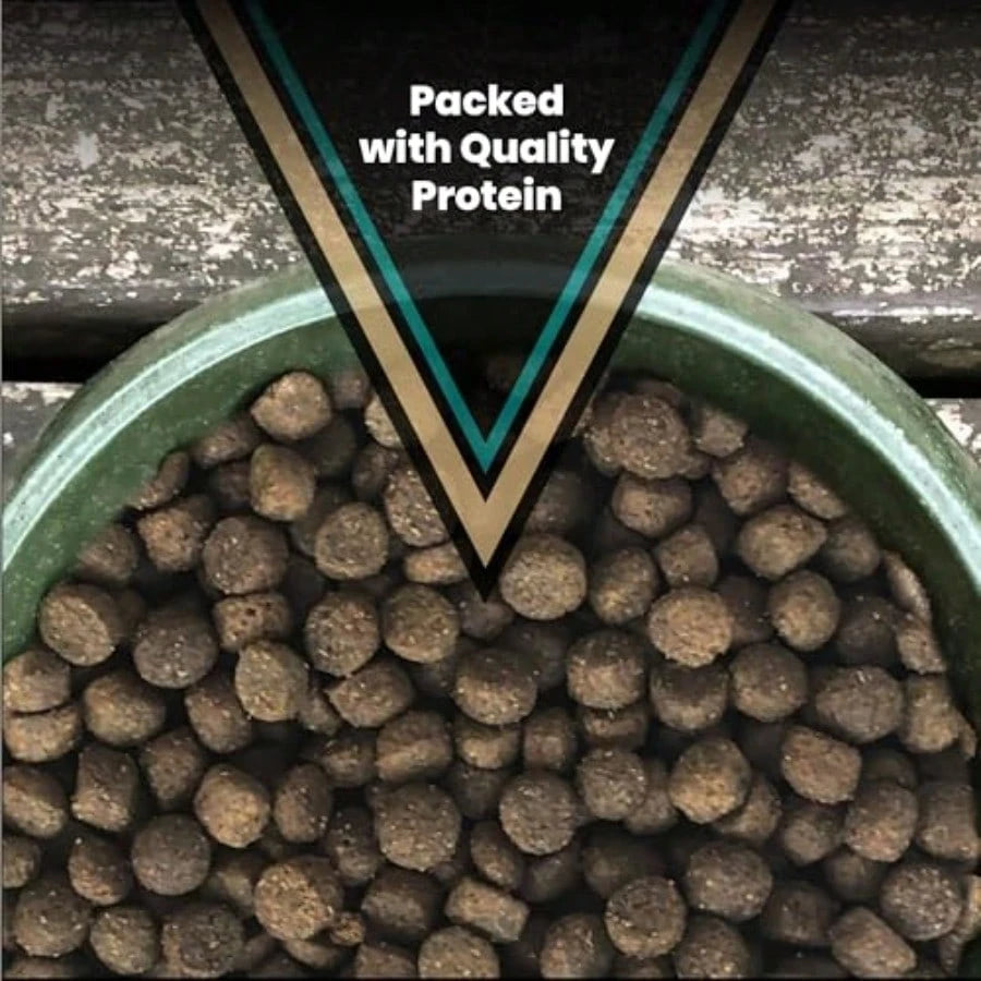 Super Premium Dog Food Hi-Pro Plus Dry Kibble High Protein Dog Food With 30% Protein Beef, Chicken, Pork, Fish Meals, Gluten Free - For High Energy And Active Dogs And Puppies, 5lbs