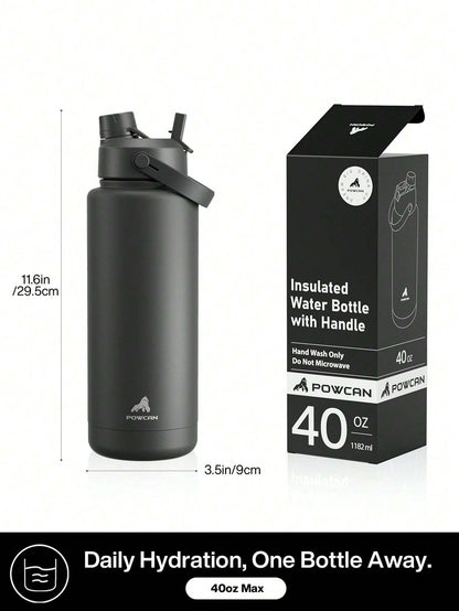 Powcan 40oz Insulated Water Bottle