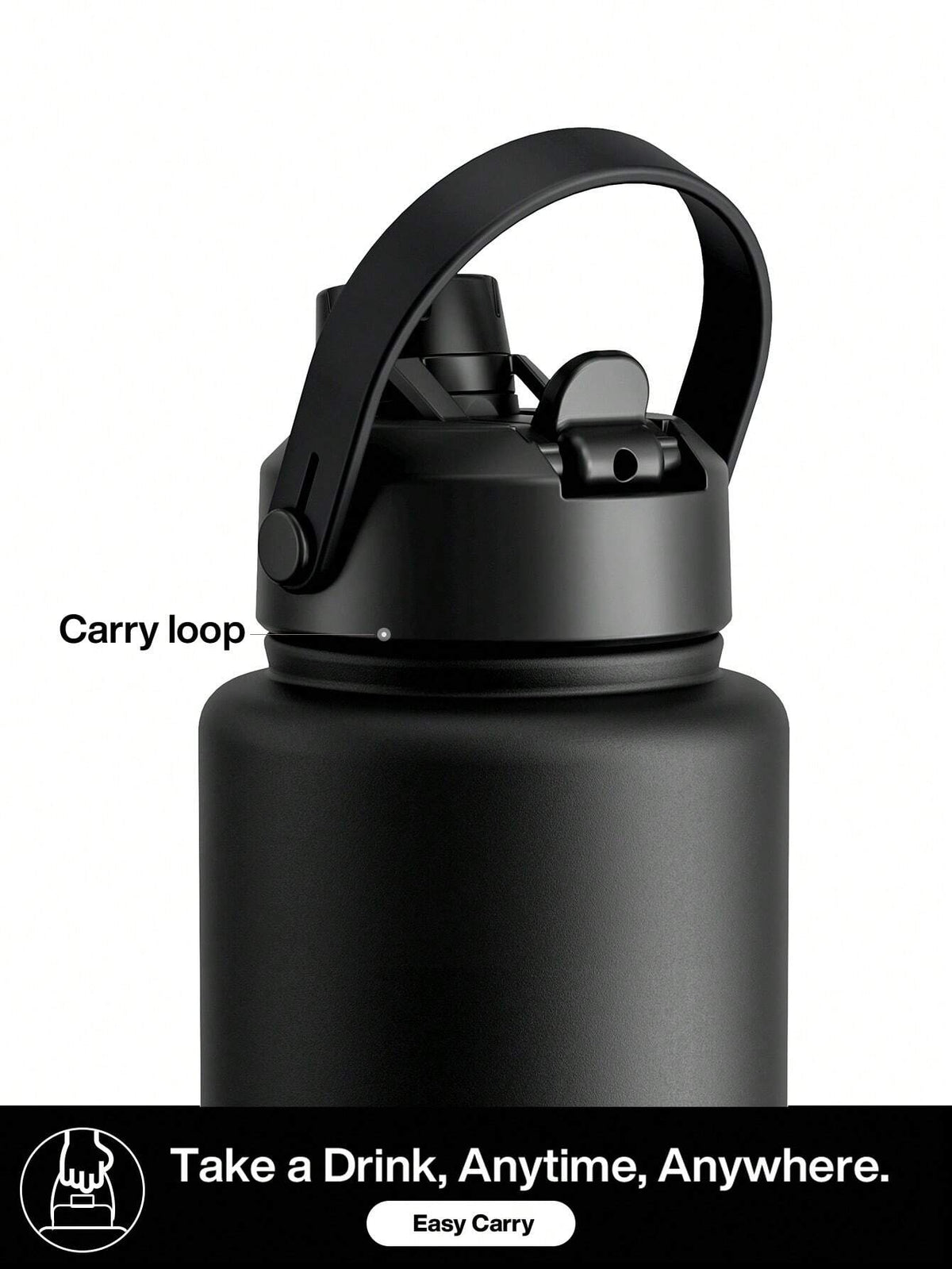 Powcan 40oz Insulated Water Bottle