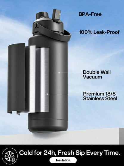 Powcan 40oz Insulated Water Bottle