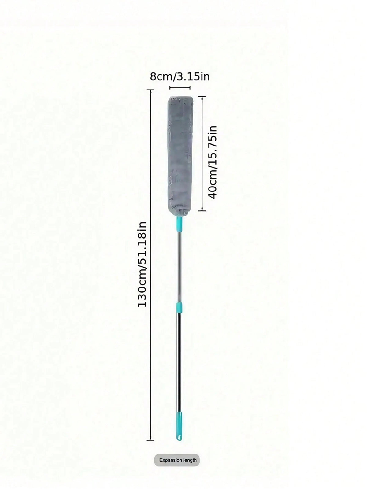 Adjustable Microfiber Cleaning Duster with Extension Pole – Retractable Dust Cleaner for Furniture, Beds, Ceilings & Hard-to-Reach Areas