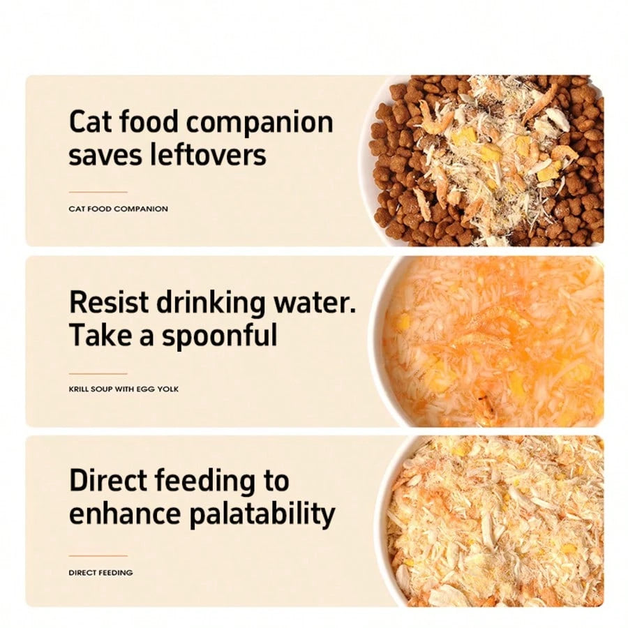 Teuteur Freeze-Dried Dog Treat with krill, egg yolk, and chicken floss